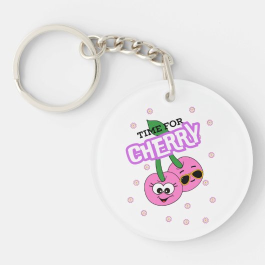 TIJD VOOR KERSEN SLEUTELHANGER (Voorkant)