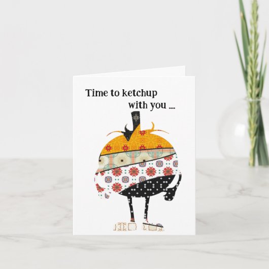 Tijd voor ketchup met jou kaart (Voorkant)