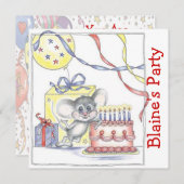 Tijd voor kleine muis kaart (Voorkant / Achterkant)