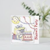 Tijd voor kleine muis kaart (Staand voorkant)