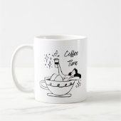 Tijd voor koffie – eenvoudige en stijlvolle Mok (Links)