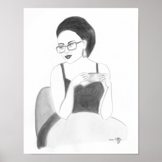 Tijd voor koffie poster (Voorkant)