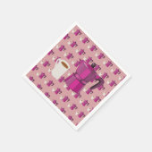 Tijd voor koffie servet (Hoek)