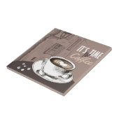 Tijd voor koffie tegeltje (Zijkant)