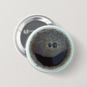 Tijd voor koffiegezicht ronde button 5,7 cm (Voorkant /achterkant)