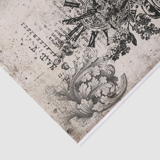 Tijd voor legantie tissuepapier (Detail)