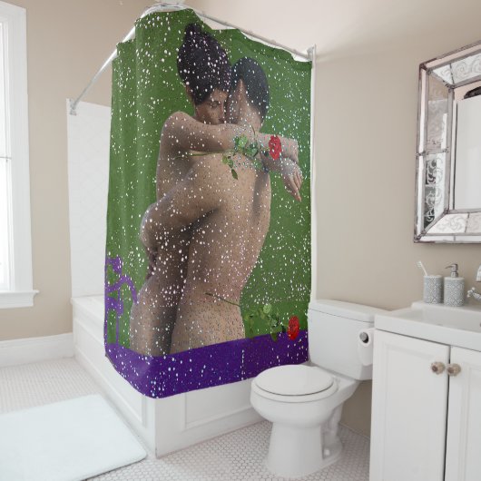 Tijd voor Liefde  -  Douchegordijn (In situ)