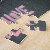 Tijd voor liefde NYC fotografie graffiti Legpuzzel (Zijkant)