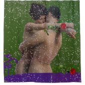 Tijd voor liefde - Shower Curtain Douchegordijn (Voorkant)