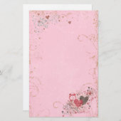 Tijd voor liefde vrouwelijk Briefpapier (Voorkant / Achterkant)