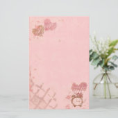 Tijd voor Love Heart Briefpapier (Staand voorkant)