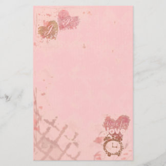 Tijd voor Love Heart Briefpapier
