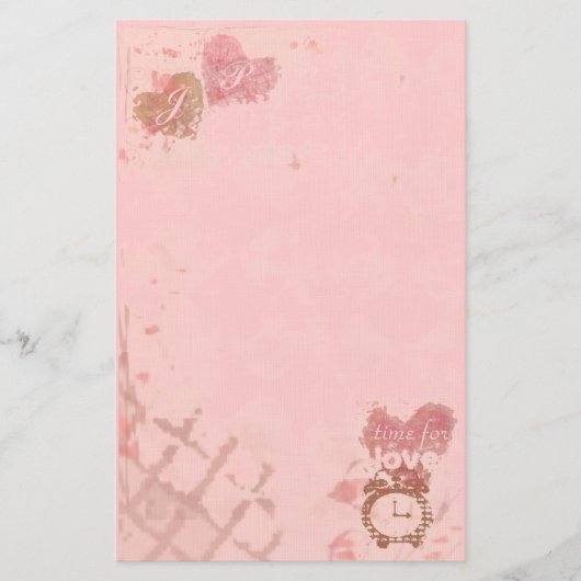 Tijd voor Love Heart Briefpapier (Voorkant)
