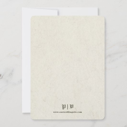 Tijd voor meer bruiloft uitnodiging (Achterkant)