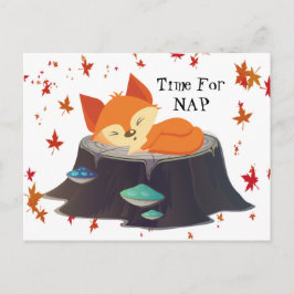 Tijd voor NAP Fox Briefkaart