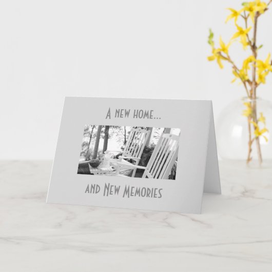 TIJD VOOR NIEUWE MEMORIA IN UW **NIEUW THUIS** KAART (Gele Bloem)