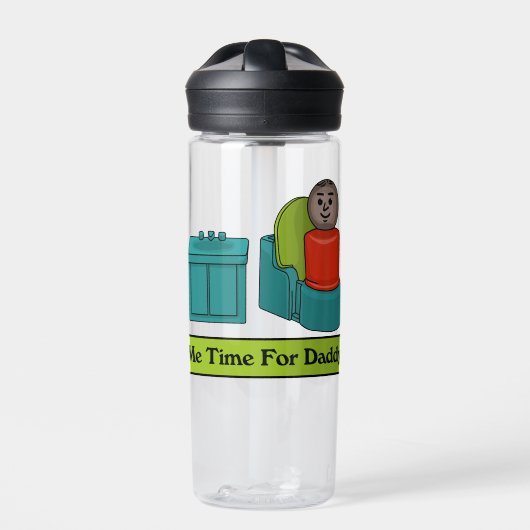 Tijd voor papa waterfles (Voorkant)