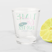 Tijd voor Par-T-shirt – Fun Golf-Themd Bachelorett Shot Glas (Achterkant)