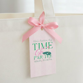 Tijd voor Par-Tee Golf Bachelorette Cadeaulabel