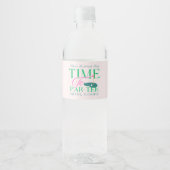 Tijd voor Par-Tee Golf Bachelorette Waterfles Etiket (Voorkant)