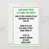 Tijd voor Par-Tee Golf Uitnodiging voor vrijgezell