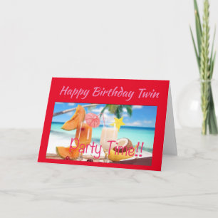 TIJD VOOR "PARTIJ" EN CELEBRATE ***MIJN TWIN** KAART