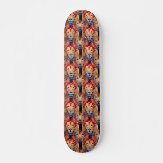 Tijd voor party Wild Lions Skateboard (Voorkant)