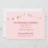 Tijd voor Pawty Birthday-honden Kaart (Achterkant)