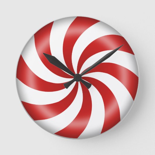 Tijd voor Peppermint Snoep klok (Voorkant)