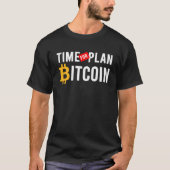 Tijd voor Plan B Cryptocurrency & Blockchain T-shirt (Voorkant)