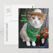 Tijd voor Plant! Briefkaart (Voorkant / Achterkant)