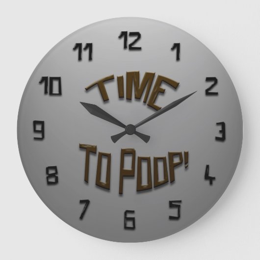 Tijd voor Poop! Klok (Voorkant)