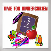 TIJD VOOR Poster KINDERGARTEN (Voorkant)