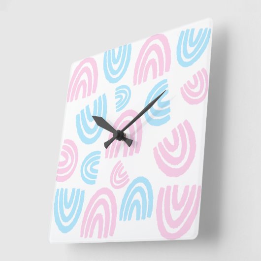 Tijd voor Pride Vierkante Klok (Hoek)