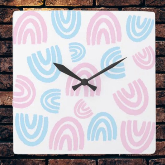 Tijd voor Pride Vierkante Klok