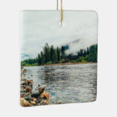 "Tijd voor reflectie" Keramisch Ornament (Rechts)