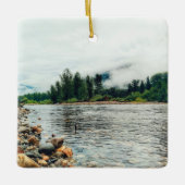 "Tijd voor reflectie" Keramisch Ornament (Voorkant)