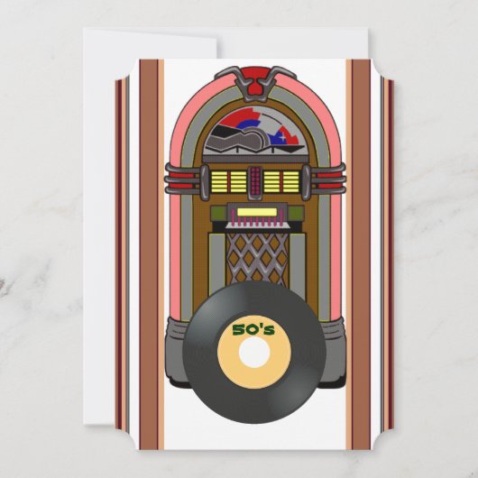 Tijd voor Rock- en roll-Partij Kaart (Voorkant)