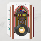 Tijd voor Rock- en roll-Partij Kaart (Voorkant / Achterkant)