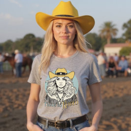 Tijd voor Rodeo Western Cowgirl T-shirt