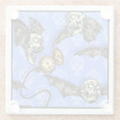 Tijd voor schedelvlekken - Pop Gothic Nightmare Su Glazen Onderzetter (Achterkant)