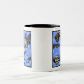 Tijd voor schedelvlekken - Pop Gothic Nightmare Su Tweekleurige Koffiemok (Center)