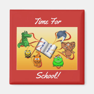 Tijd voor school magneet