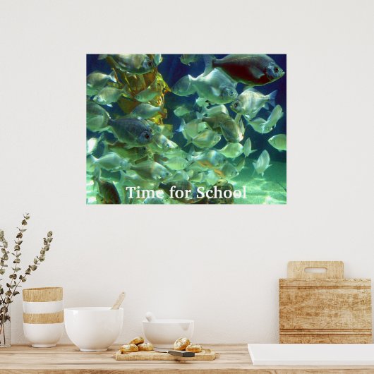Tijd voor school, tijd voor school poster (Keuken)