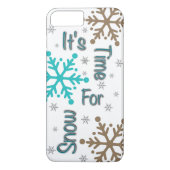Tijd voor Sneeuwse iPhone Case (Achterkant)