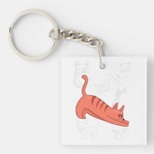 Tijd voor Stretch Duvet Hoesje Drawstring Bag Post Sleutelhanger (voorkant)