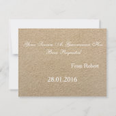 Tijd voor Suitup Board Rood Stropdas Kaart (Achterkant)