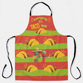 Tijd voor taco's met elke dag is een taco-dag schort