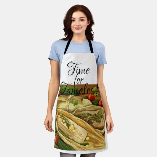 Tijd voor Tamales Apron Schort (Gedragen)