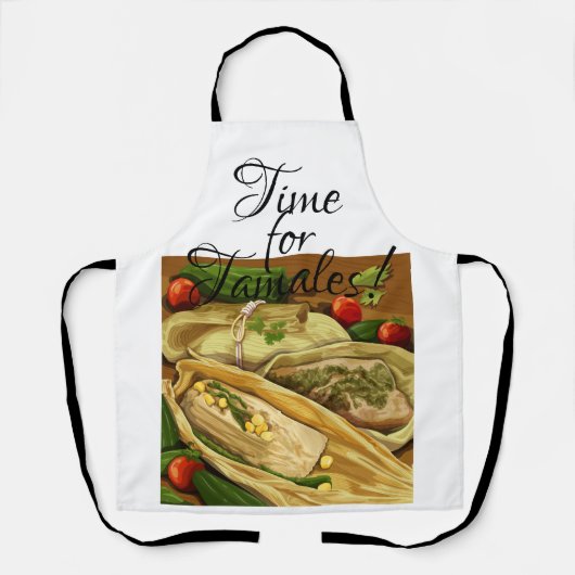 Tijd voor Tamales Apron Schort (Voorkant)